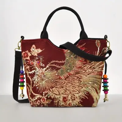 Ethnic Embroidery Shoulder Bag 